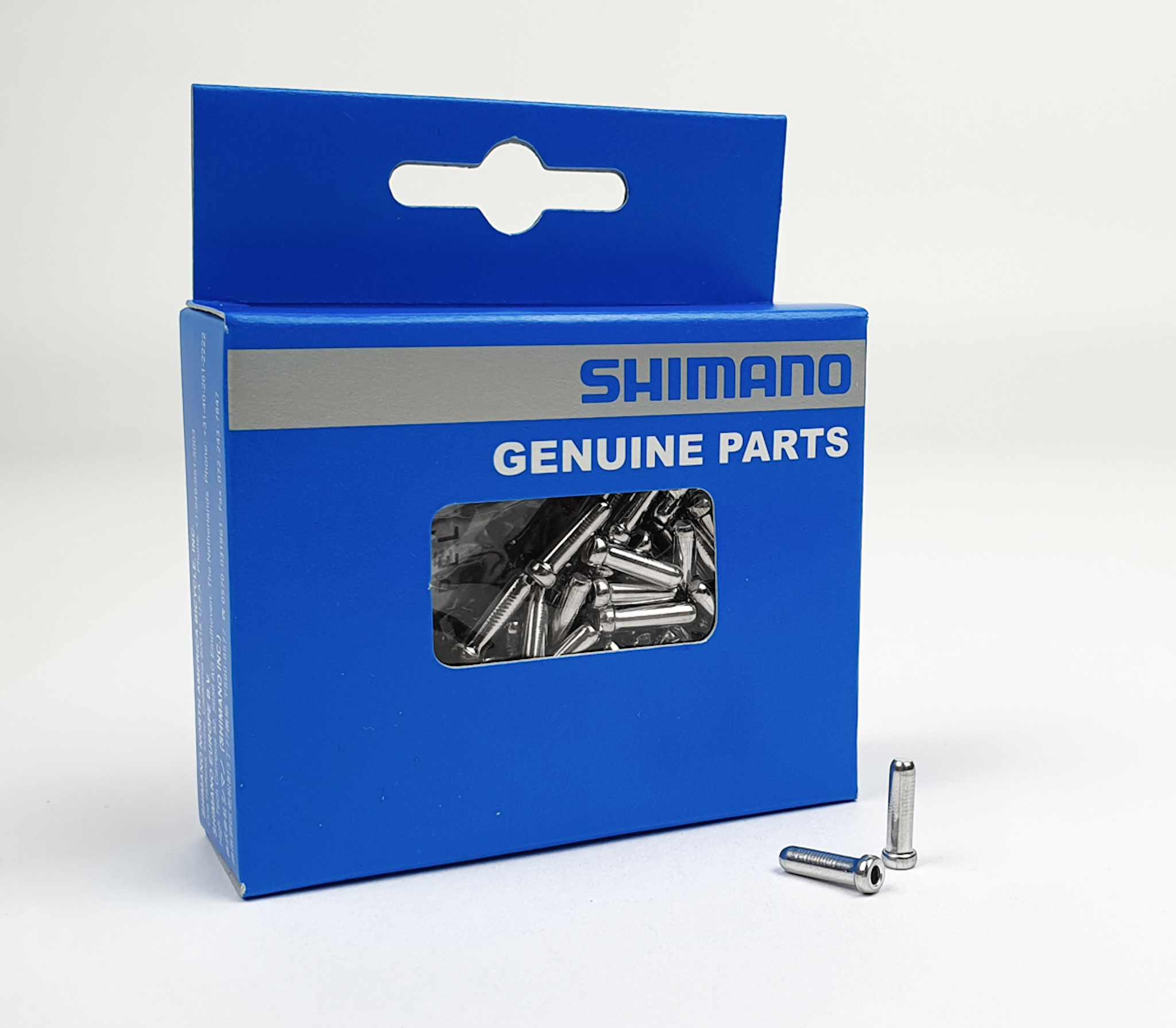 Shimano Zugendkappe, silber 100er Pack